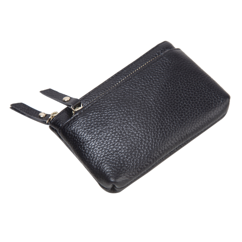 Muti Zipper Leather Coin Purse Wallet Bag LH2777_4 Colors
