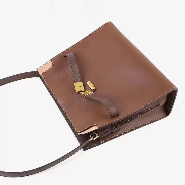 Padlock Genuine Leather Purse Womens Handbag LH3380_4 Colors