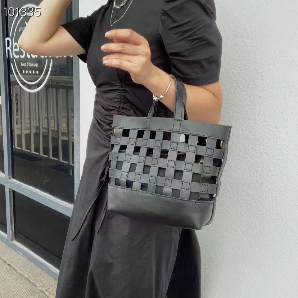 Perforated Leather Purse Women Handbags Organizer Bag LH3289_3 Colors