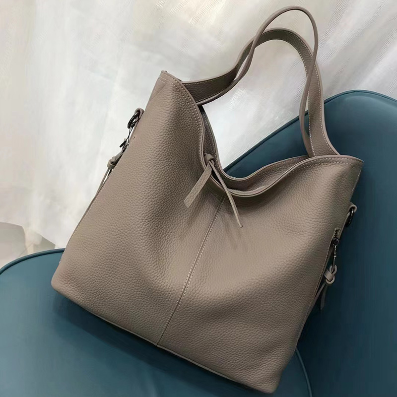 Popular Real Leather Tote Bag Handbags LH3340_5 Colors