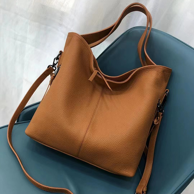 Popular Real Leather Tote Bag Handbags LH3340_5 Colors