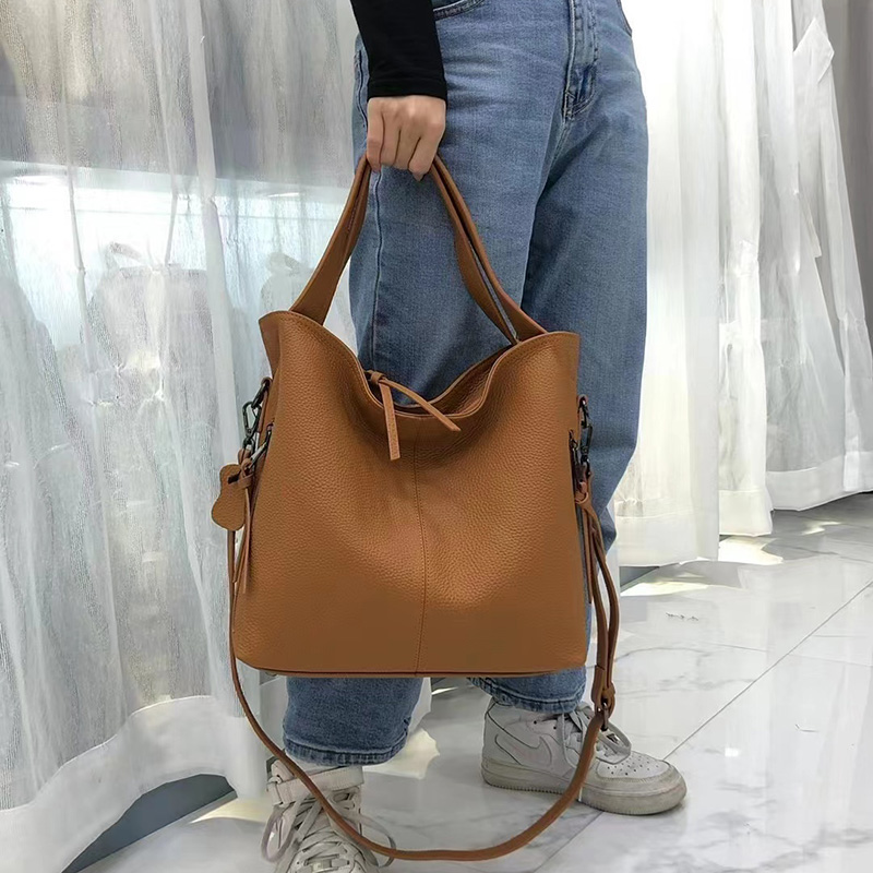 Popular Real Leather Tote Bag Handbags LH3340_5 Colors