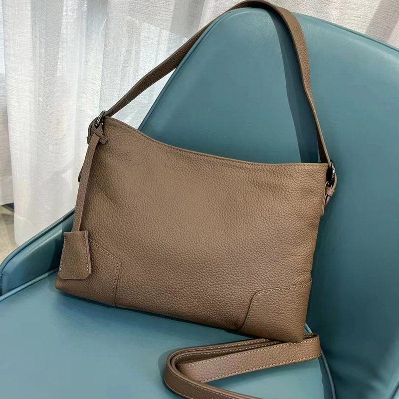 Practical Genuine Leather Tote Womens Shoulder Bag LH3346_5 Colors