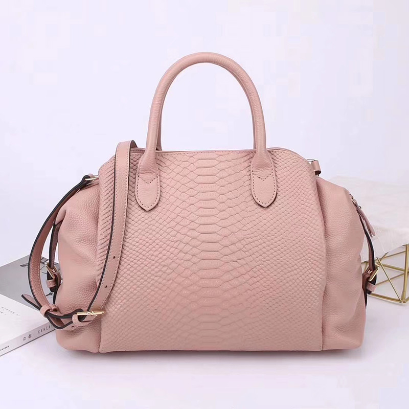 Python Pattern Womens Leather Tote Bag LH2912_6 Colors