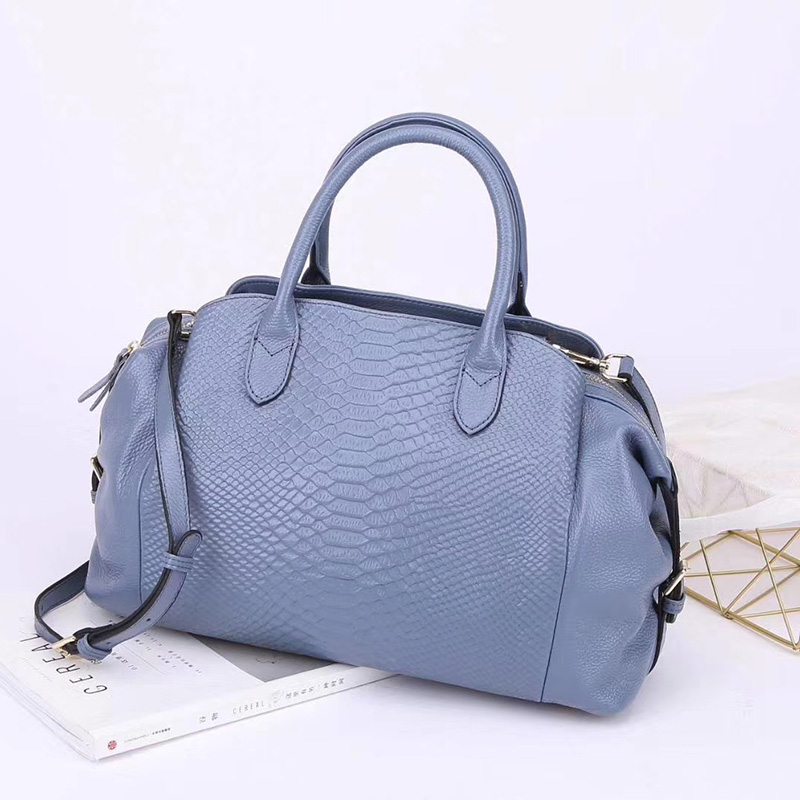 Python Pattern Womens Leather Tote Bag LH2912_6 Colors