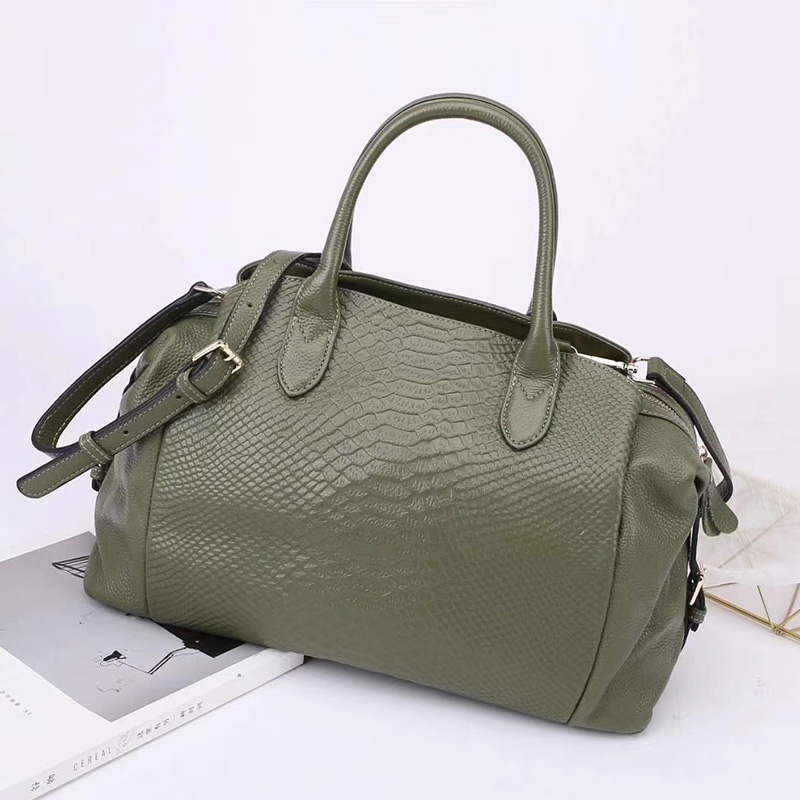 Python Pattern Womens Leather Tote Bag LH2912_6 Colors