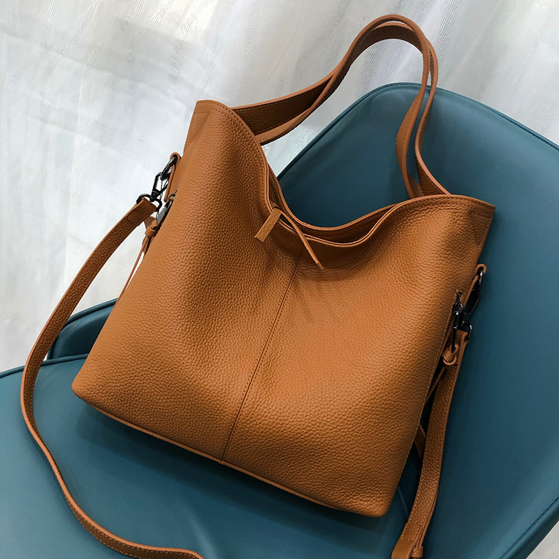 Real Cowhide Leather Tote Purse Bag LH3116_5 Colors