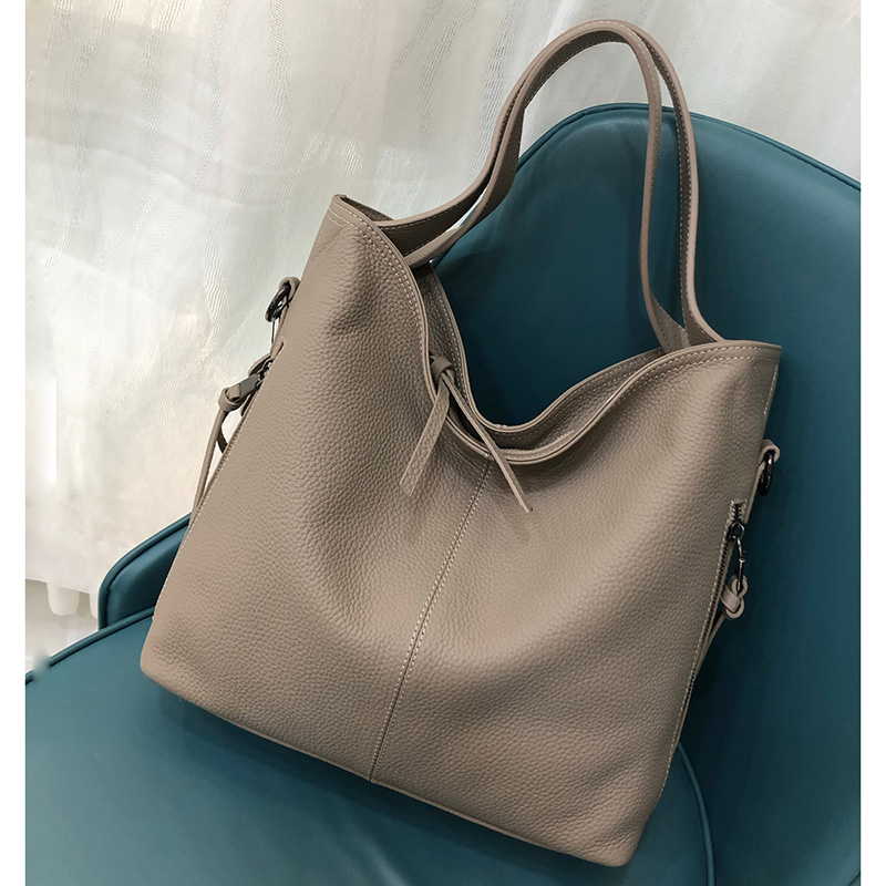 Real Cowhide Leather Tote Purse Bag LH3116_5 Colors