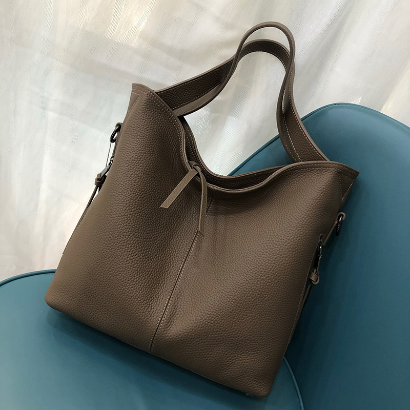 Real Cowhide Leather Tote Purse Bag LH3116_5 Colors