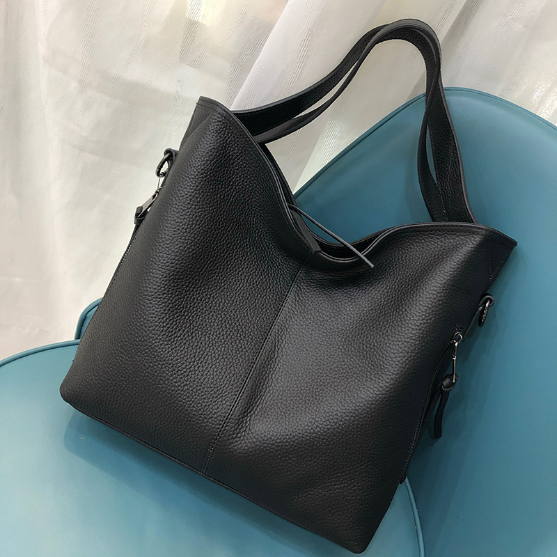 Real Cowhide Leather Tote Purse Bag LH3116_5 Colors