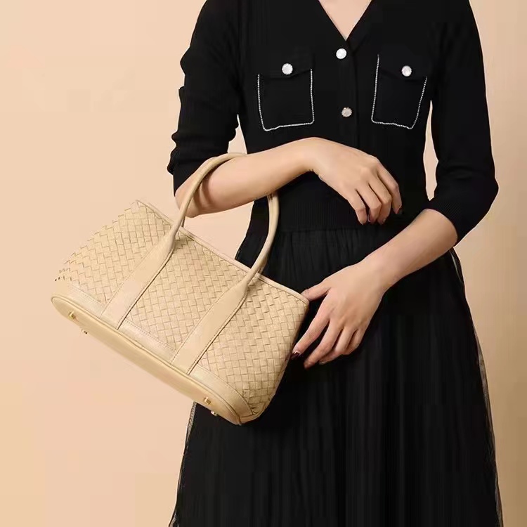 Sheepskin Leather Tote Bag Womens Handbag LH3241_6 Colors