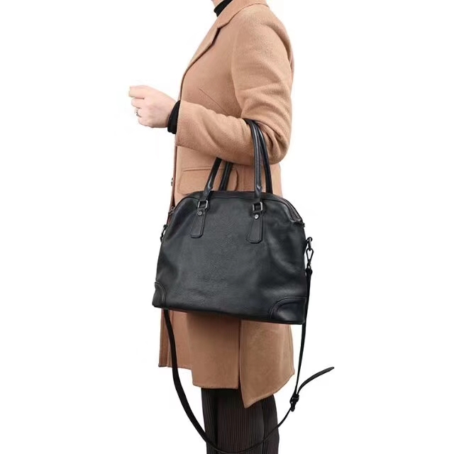 Soft Genuine Designer Overnight Leather Bag LH2759