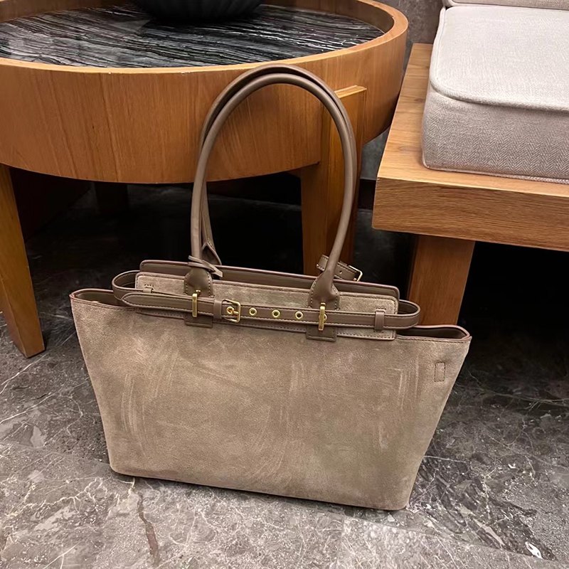 Suede Leather Shoulder Bag for Women LH3601_2 Colors