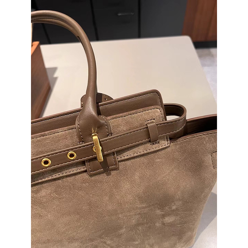 Suede Leather Shoulder Bag for Women LH3601_2 Colors