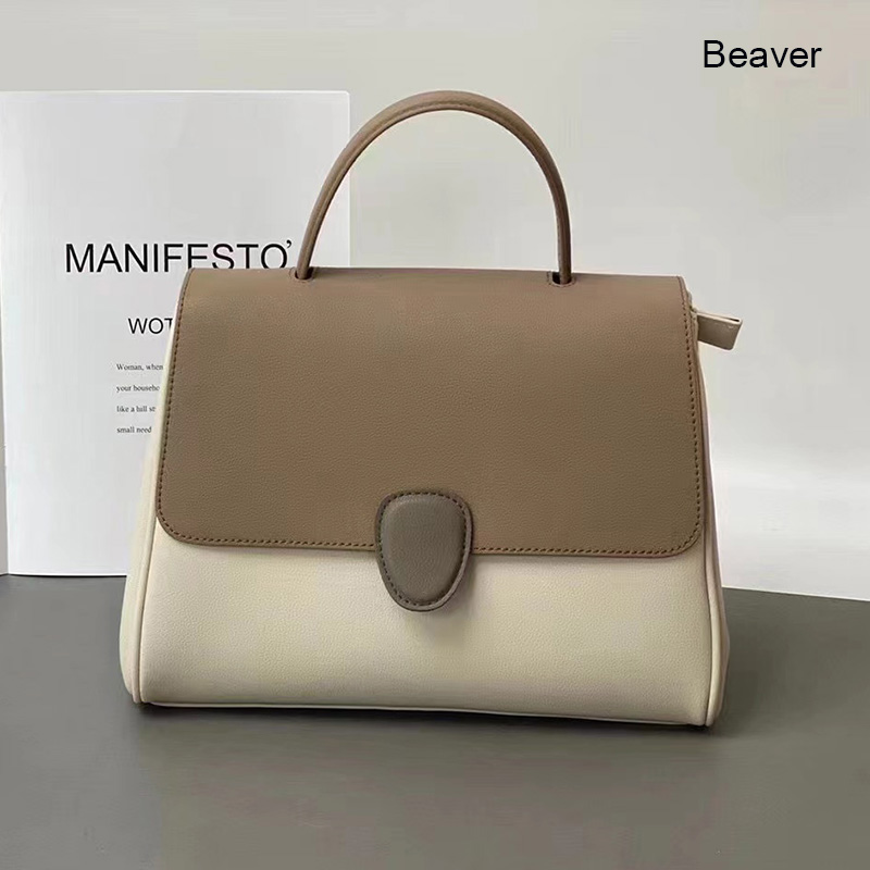 Supple Leather Tote Bag Womens Leather Satchel Bags LH3407_3 Colors