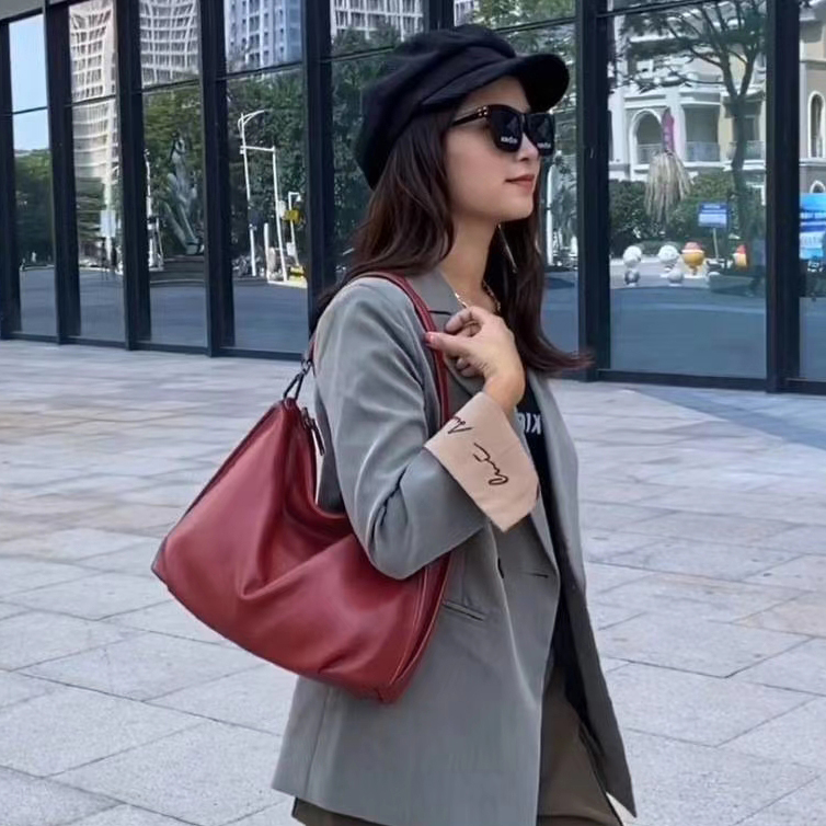Supple Real Leather Shoulder Bag for Women LH3046_7 Colors