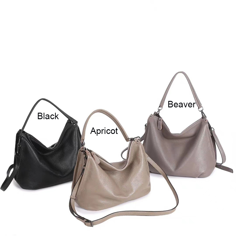 Supple Real Leather Shoulder Bag for Women LH3046_7 Colors