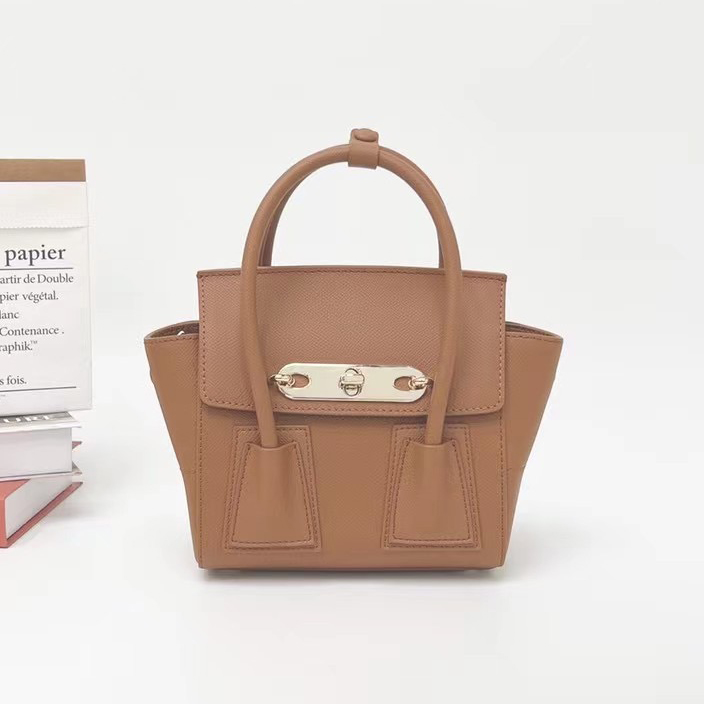 Top Grain Cowhide Leather Satchel Bag LH3573_4 Colors