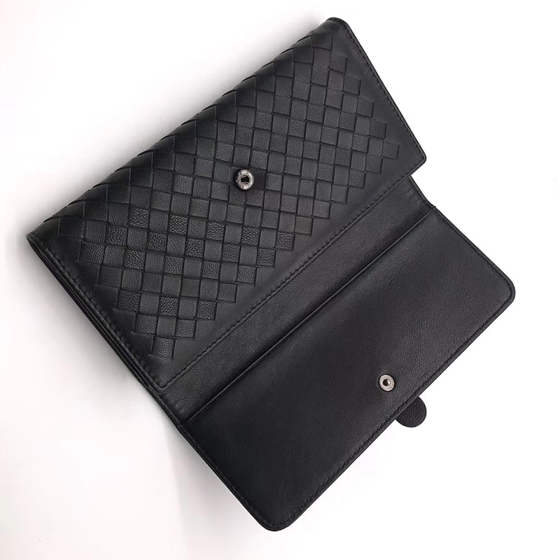 Trifold Woven Sheepskin Real Leather Wallet LH2775_5 Colors