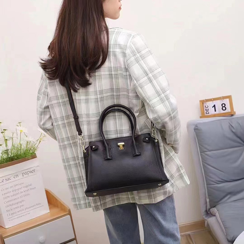 Typical Top Handle Bag Padlock Women Purse LH3522_5 Colors