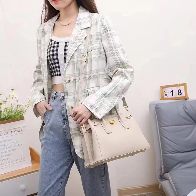 Typical Top Handle Bag Padlock Women Purse LH3522_5 Colors