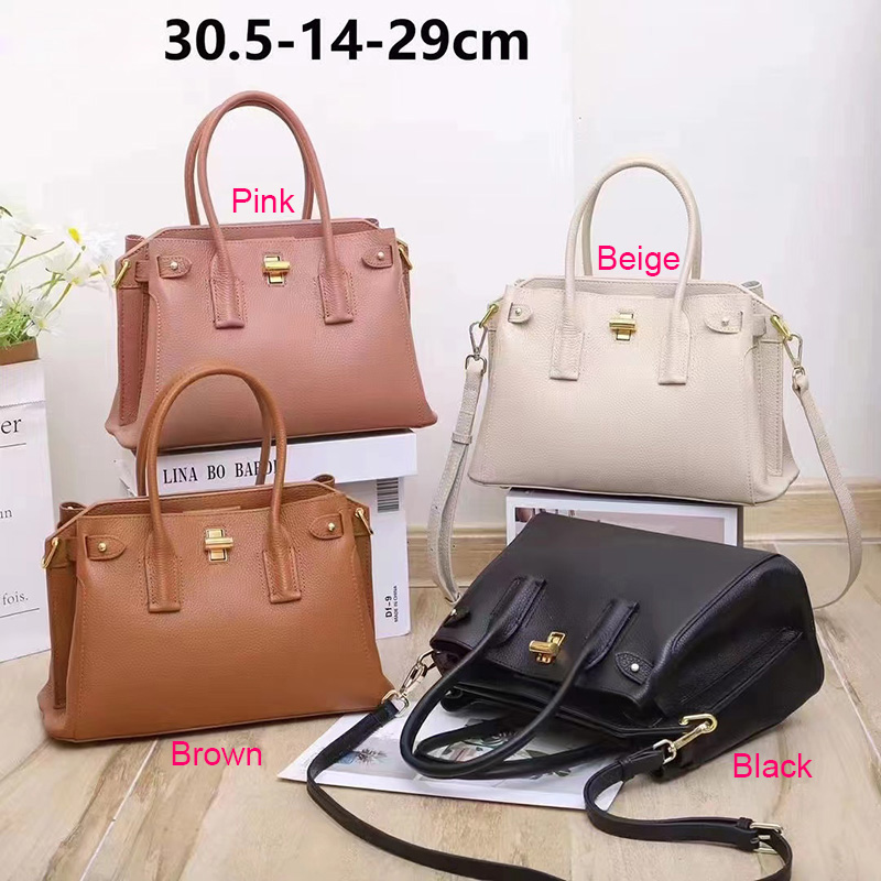 Typical Top Handle Bag Padlock Women Purse LH3522_5 Colors