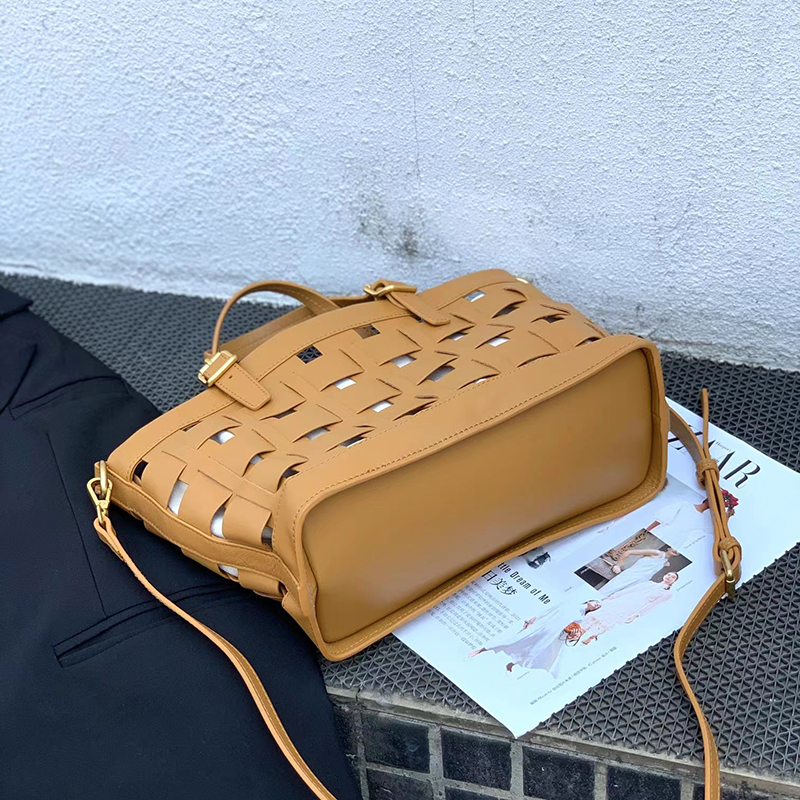Woven Leather Crossbody Tote Bag Trendy Handbags LH3539_3 Colors