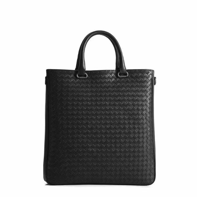 Woven Sheepskin Leather Tote Bag Brifcase LH3355