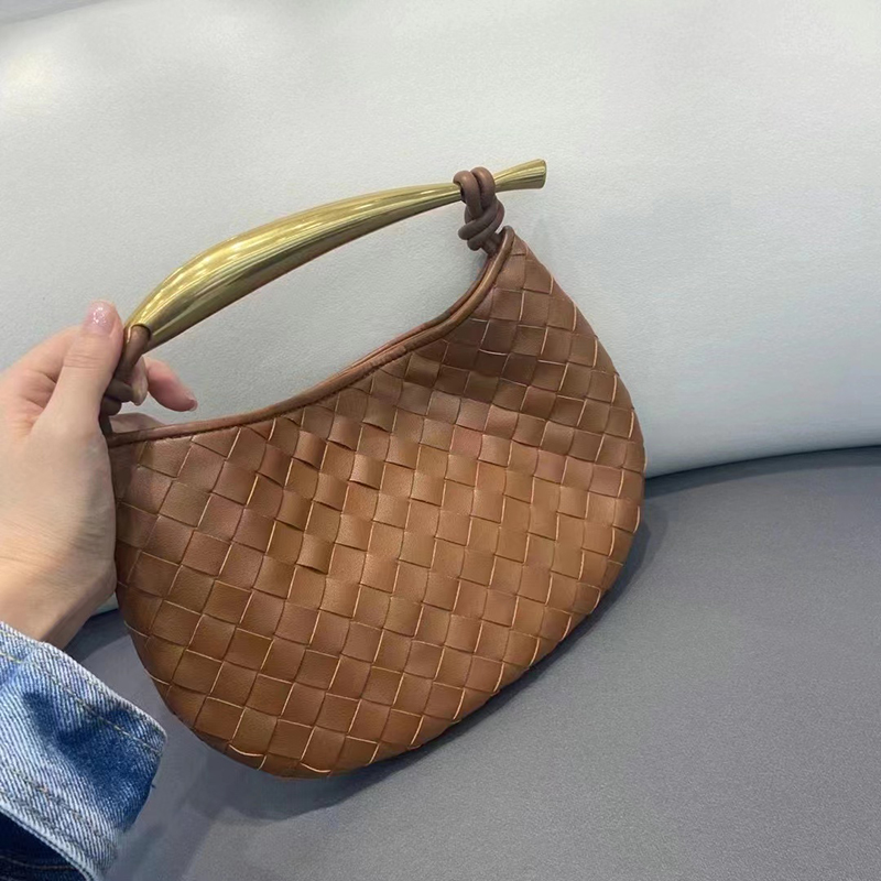 Woven Sheepskin Leather Tote Bag Womens Purese LH3456_7 Colors