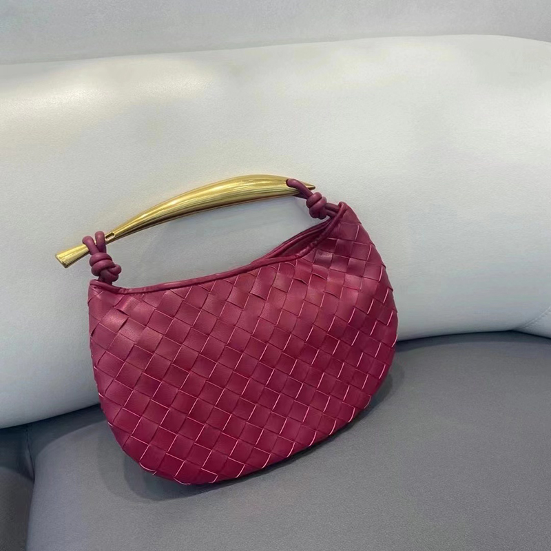 Woven Sheepskin Leather Tote Bag Womens Purese LH3456_7 Colors